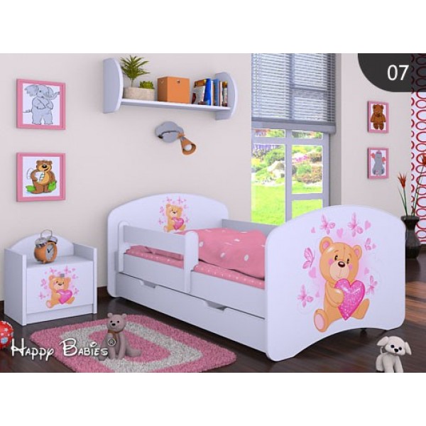 Otroška postelja Happy babies Zaljubljeni medo 07